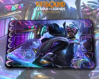 Speelmat – Ekko – Riftbound LOL TCG Spelmat 24x14 inch (600x350x2mm)