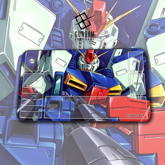 Gundam Playmat – MSZ-010 ZZ – TCG / 600 X 350 X 2 Mm (24 X 14 In