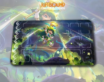 Playmat – Lulu – Riftbound LOL TCG Game Mat 24x14 inches (600x350x2mm)