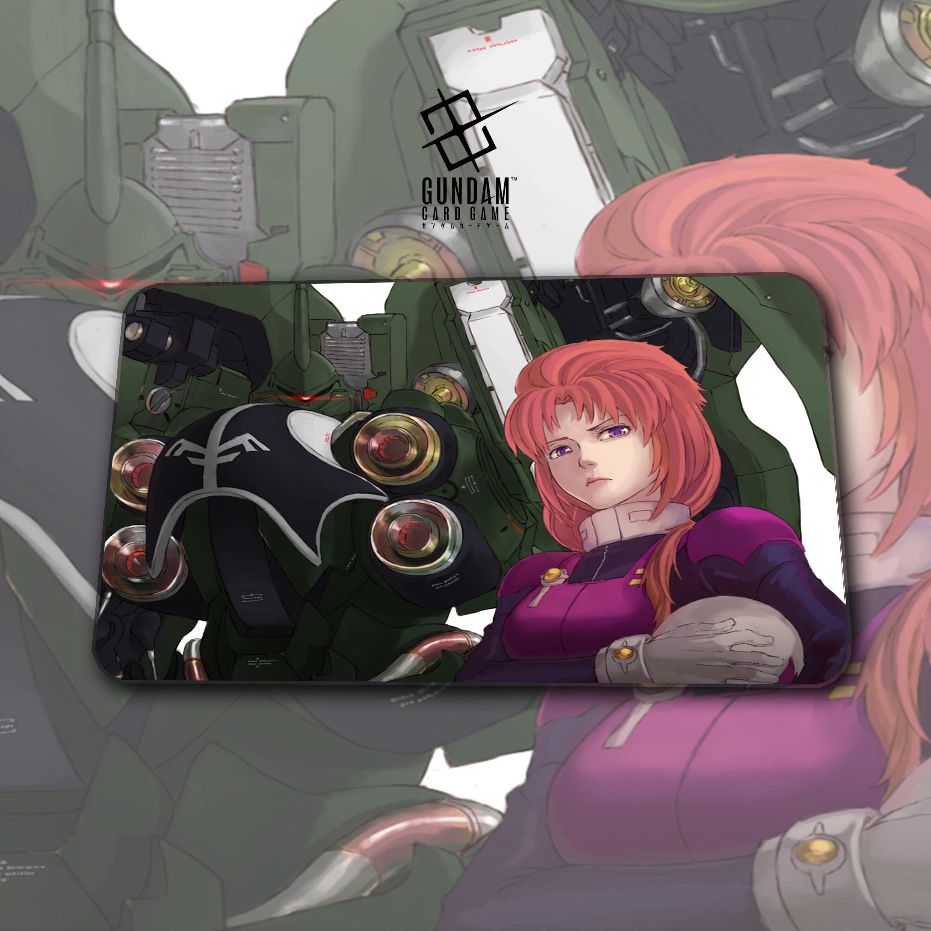 Gundam Playmat – Marida Cruz – TCG / 600 X 350 X 2 Mm (24 X 14 In