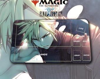 Final Fantasy MTG Playmat – Cloud Strife / 600 X 350 X 2 Mm (24 X
