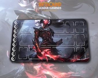 Playmat – Yasuo Genesis – Riftbound LOL TCG Game Mat 24x14 inches (600x350x2mm)