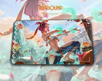 Speelmat – Yunara – Riftbound LOL TCG Spelmat 24x14 inch (600x350x2mm)