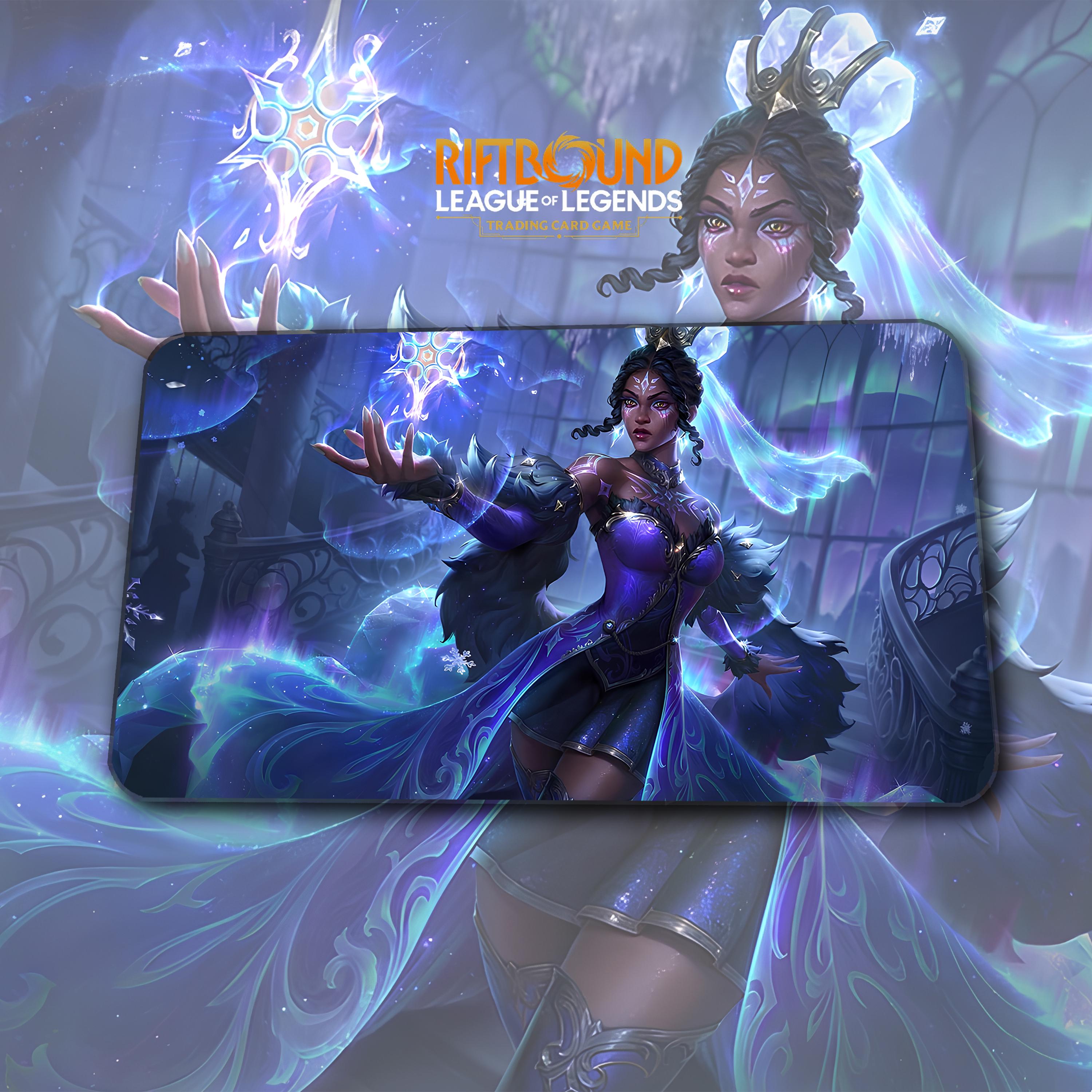 Playmat – Mel Winterblessed Prestige – Riftbound LOL TCG Game Mat