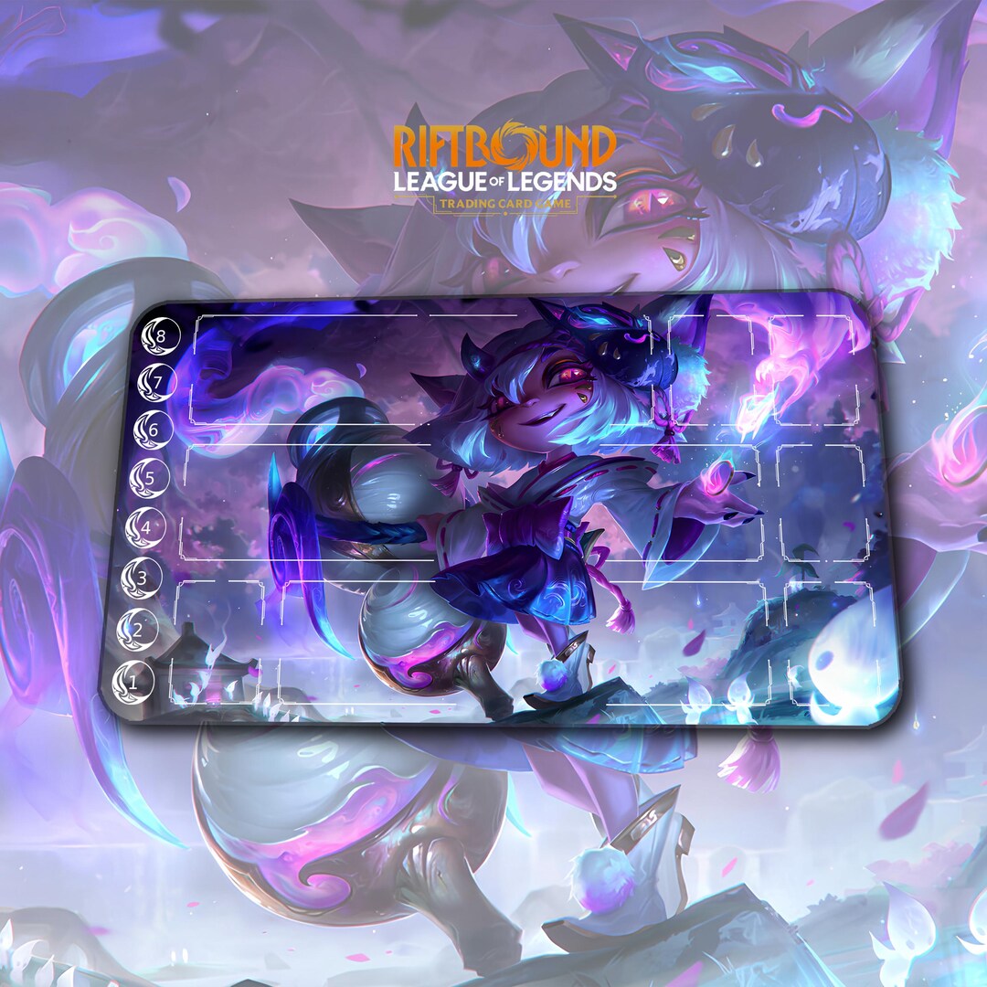 Playmat – Tristana – Riftbound LOL TCG Game Mat 24x14 Inches