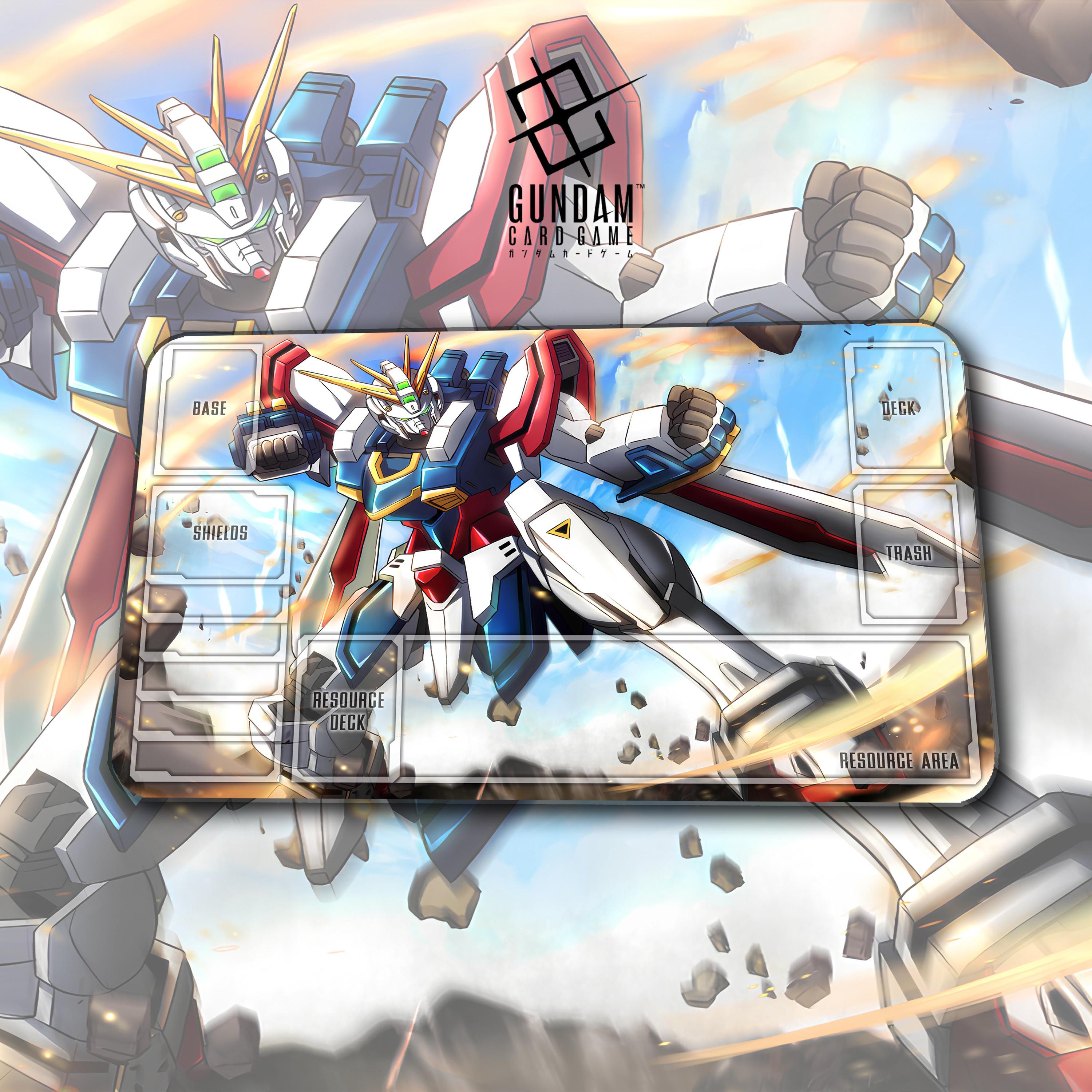 ガンダムプレイマット – ゴッドガンダム – TCG / 600 x 350 x 2 mm (24