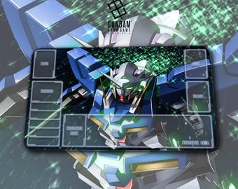 Gundam Playmat – Exia reparatie – TCG / 600 x 350 x 2 mm (24 x 14 inch)