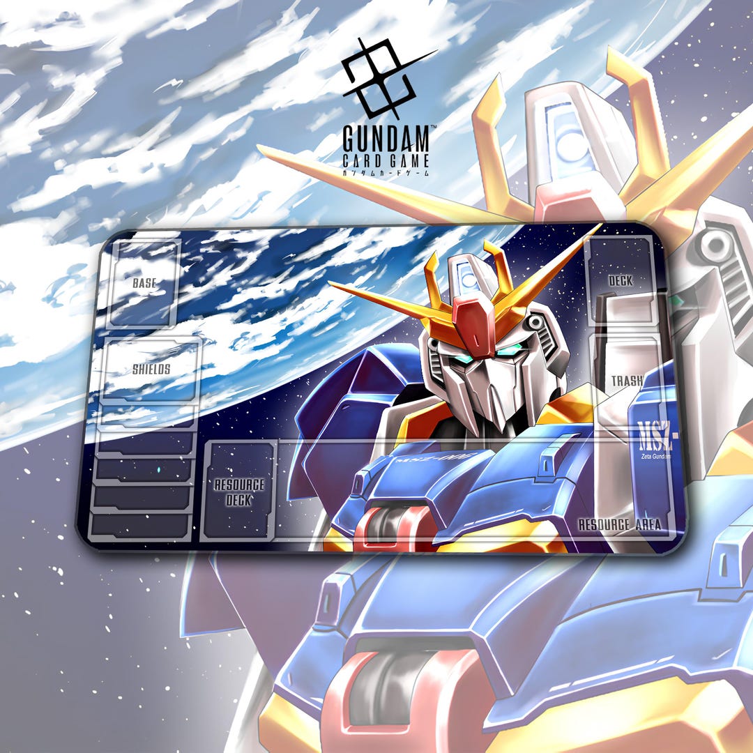 ガンダムプレイマット – ゼータ2 – TCG / 600 x 350 x 2 mm (24 x 14