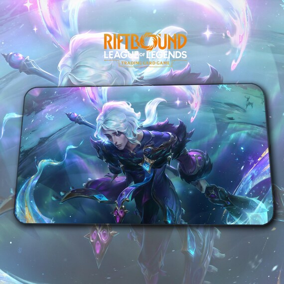 Playmat – Hwei – Riftbound LOL TCG Game Mat 24x14 Inches