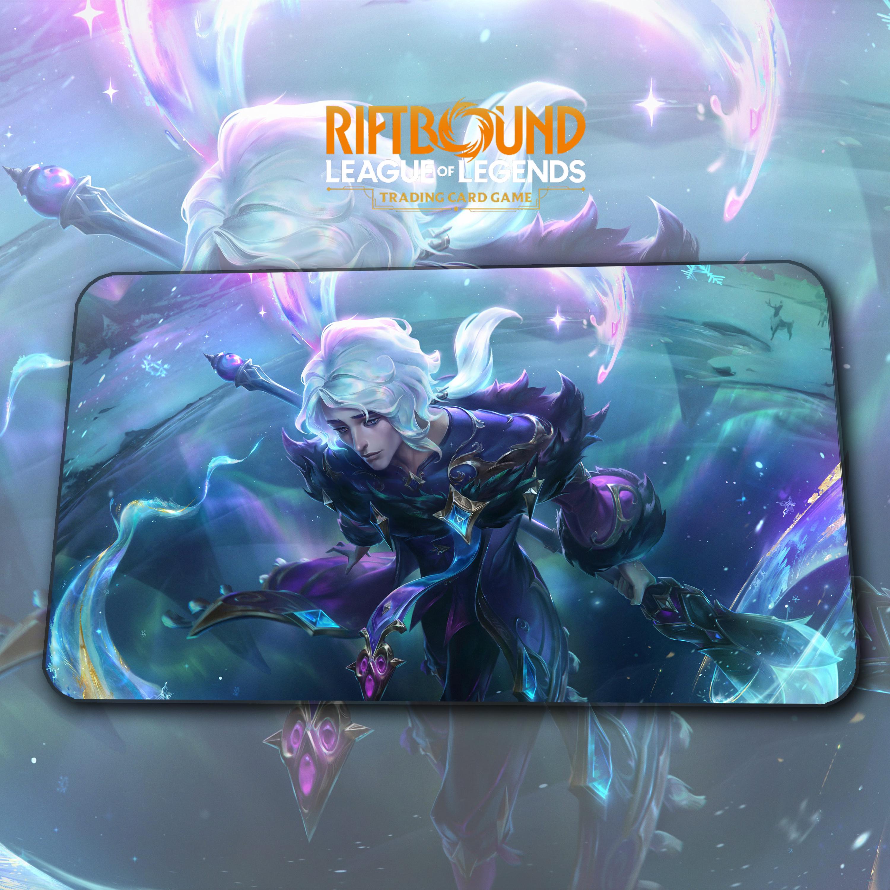 Playmat – Hwei – Riftbound LOL TCG Game Mat 24x14 Inches
