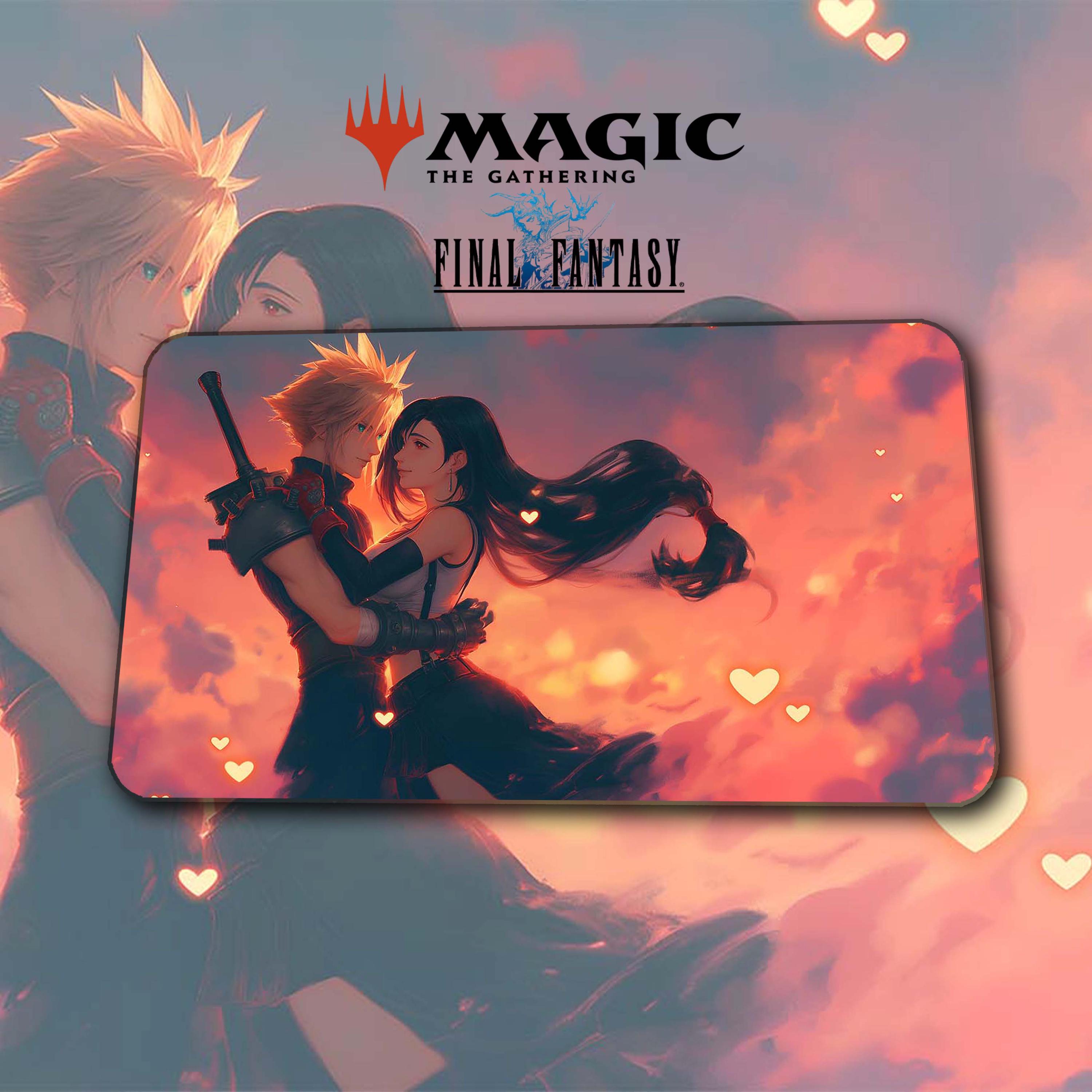 MTG Final Fantasy Playmat – Cloud and Tifa / 600 X 350 X 2 Mm (24