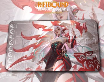 Playmat – Irelia – Riftbound LOL TCG Game Mat 24x14 inches (600x350x2mm)