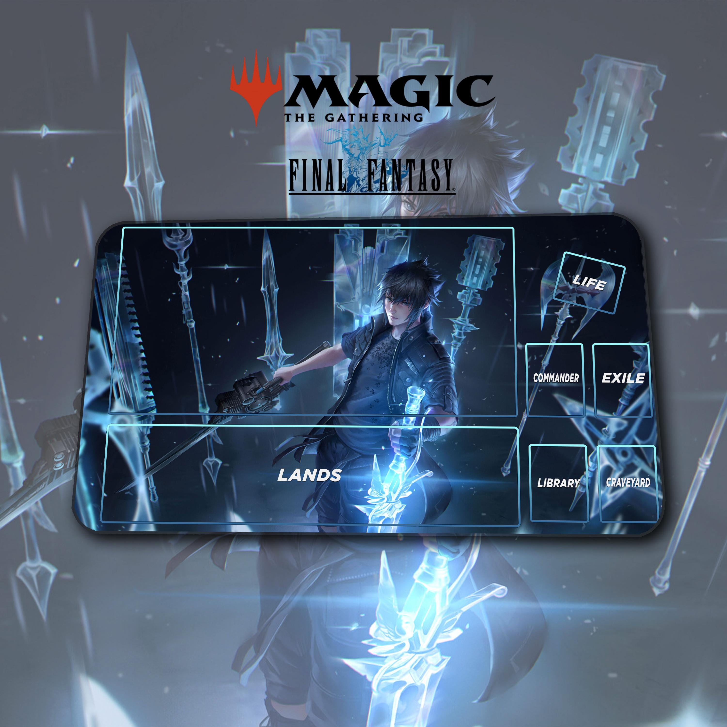 Final Fantasy MTG Playmat Noctis Lucis / 600 X 350 X 2 Mm (24 X 14 In.) - Etsy Australia Final Fantasy MTG Playmat Noctis Lucis / 600 X 350 X 2 Mm (24 X 14 In.) - Etsy Australia