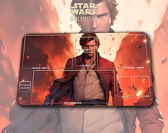 Han Solo Playmat - Star Wars Unlimited TCG / 24 x 14 inches (600 x 350 x 2 mm)