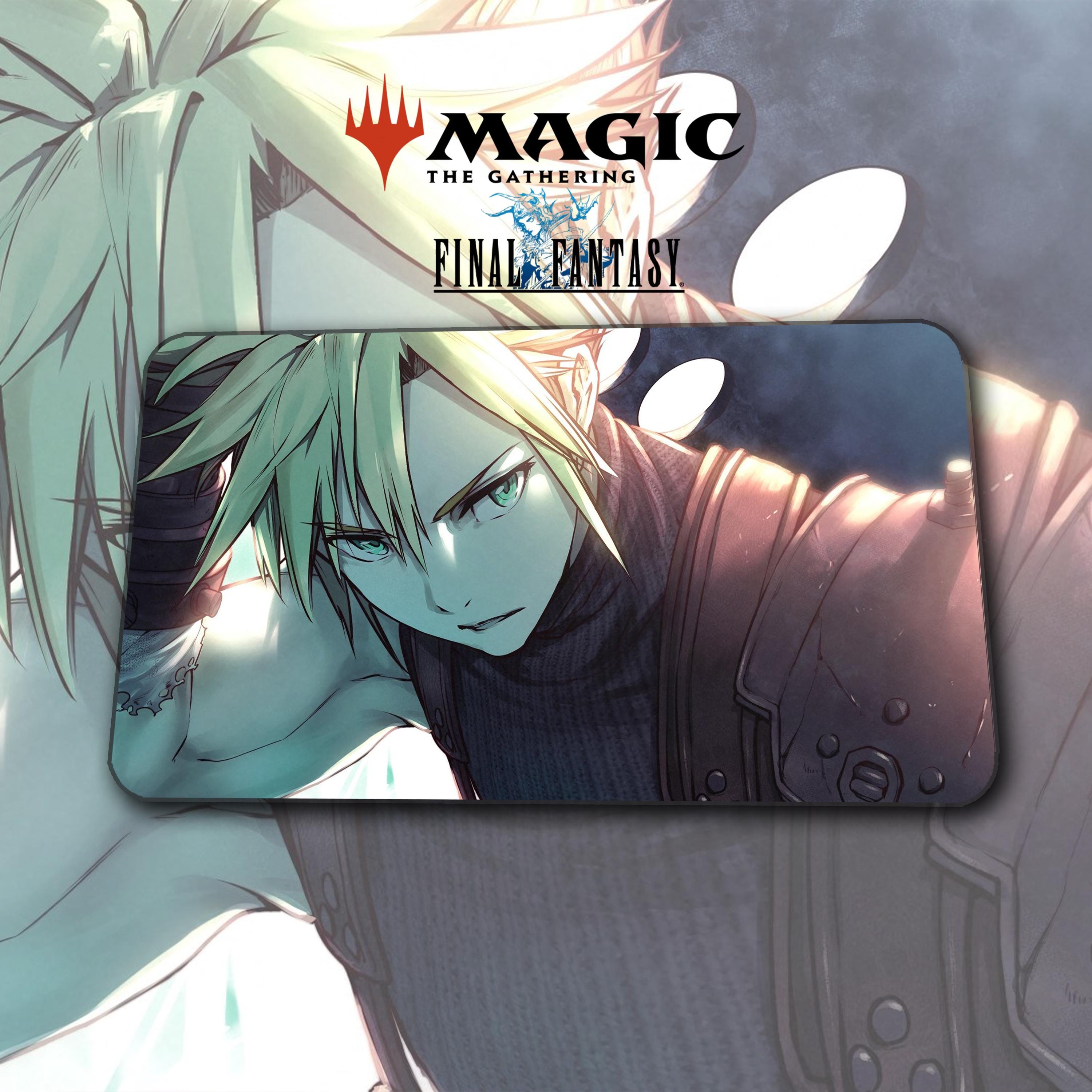 MAGIC: THE GATHERING プレイマット クラウド・ストライフ Final Fantasy MTG Playmat – Cloud Strife / 600 X 350 X 2 Mm (24 X