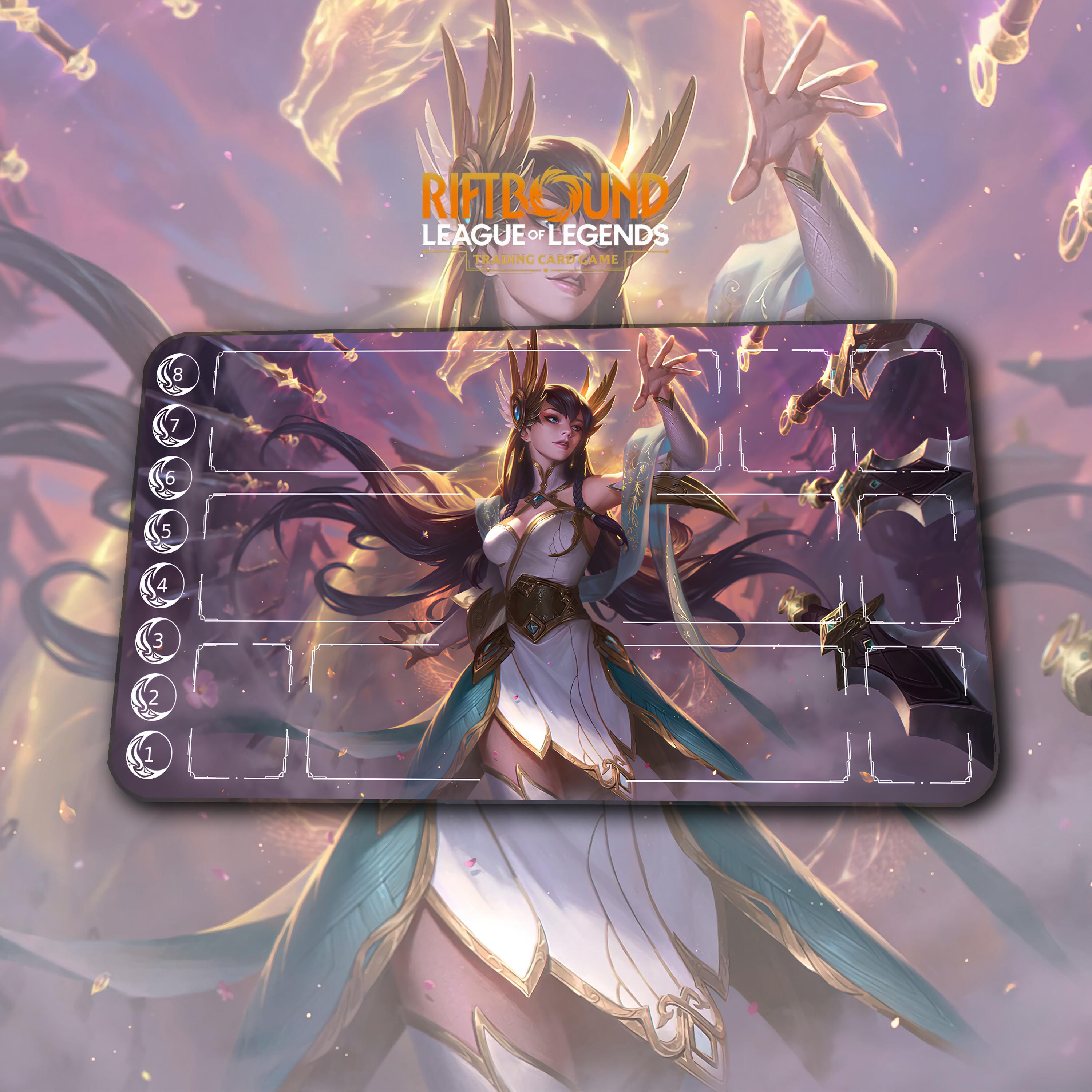Playmat – Irelia 2 – Riftbound LOL TCG Game Mat 24x14 Inches