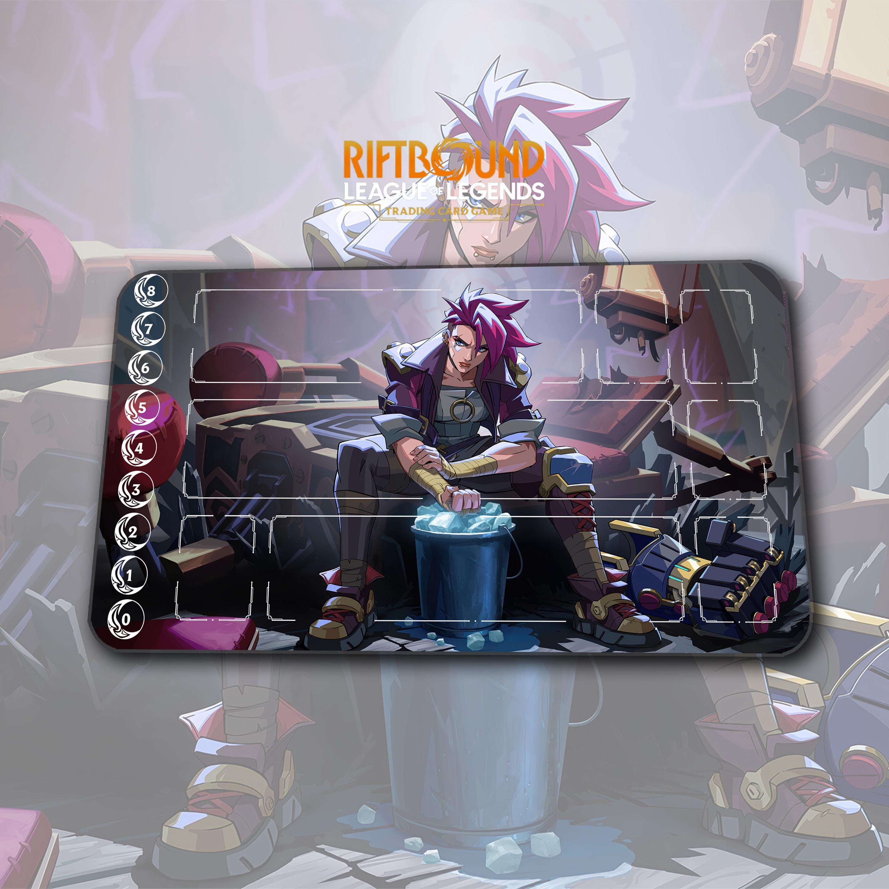 Playmat – Vi – Riftbound 2KXO League of Legends TCG Game Mat 24x14