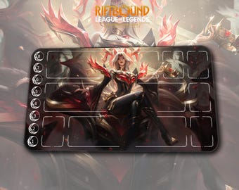 Speelmat – Ahri – Riftbound LOL TCG Spelmat 24x14 inch (600x350x2mm)