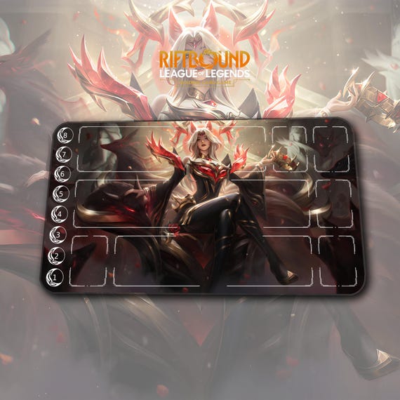 Playmat – Ahri – Riftbound LOL TCG Game Mat 24x14 Inches