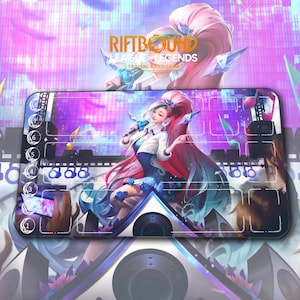 Playmat – Seraphine – Riftbound LOL TCG Game Mat 24x14 inches (600x350x2mm)