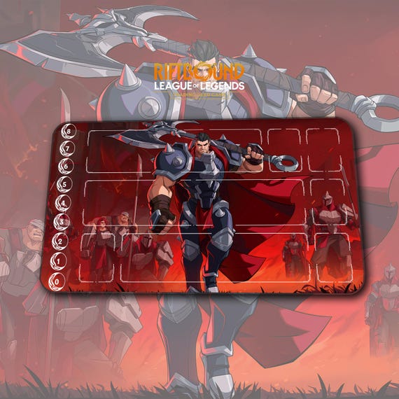 Playmat – Darius – Riftbound 2KXO League of Legends TCG Game Mat