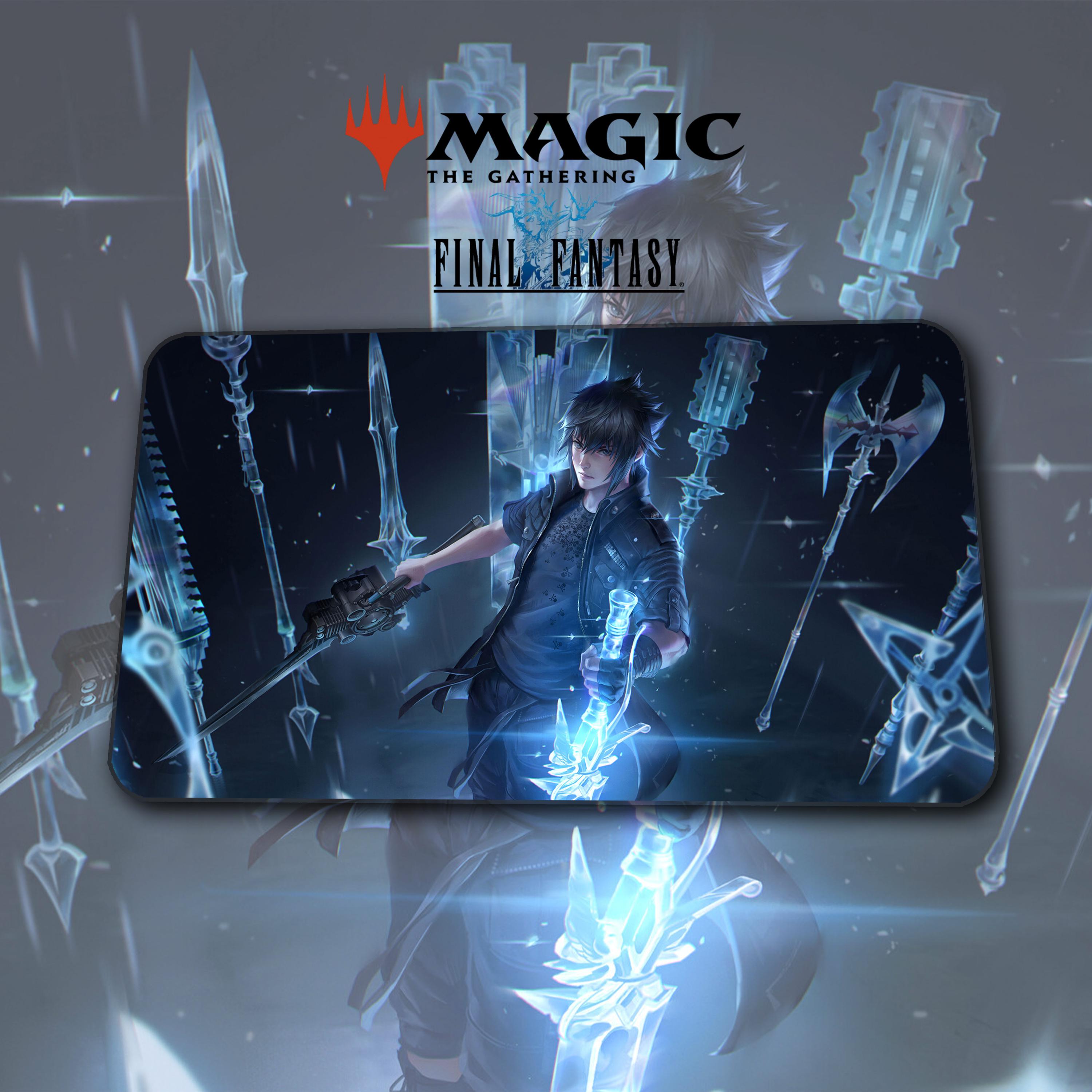 Final Fantasy MTG Playmat – Noctis Lucis / 600 X 350 X 2 Mm (24 X