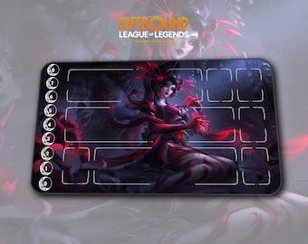 Playmat – Zyra – Riftbound LOL TCG Game Mat 24x14 inches (600x350x2mm)