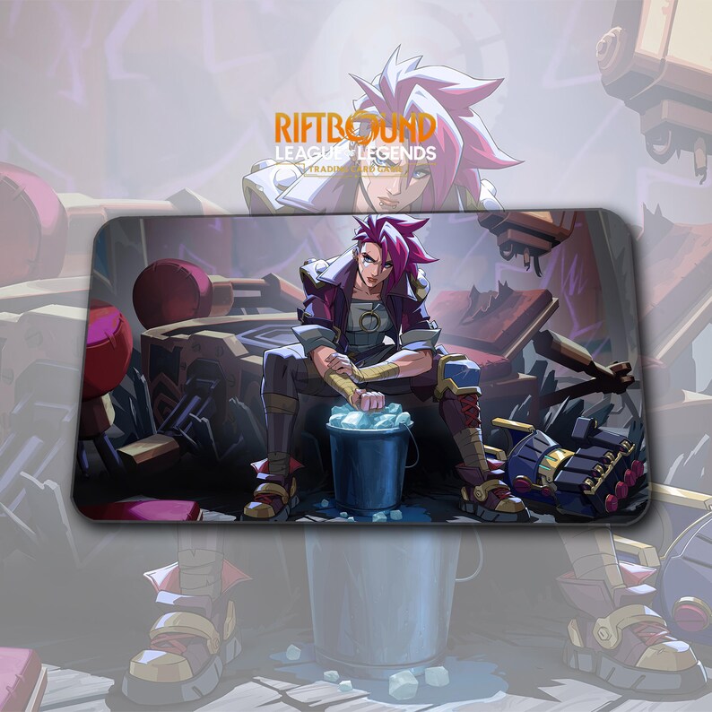 Playmat – Vi – Riftbound 2KXO League of Legends TCG Game Mat 24x14 ...