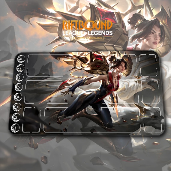 Playmat – Kai'sa – Riftbound LOL TCG Game Mat 24x14 Inches