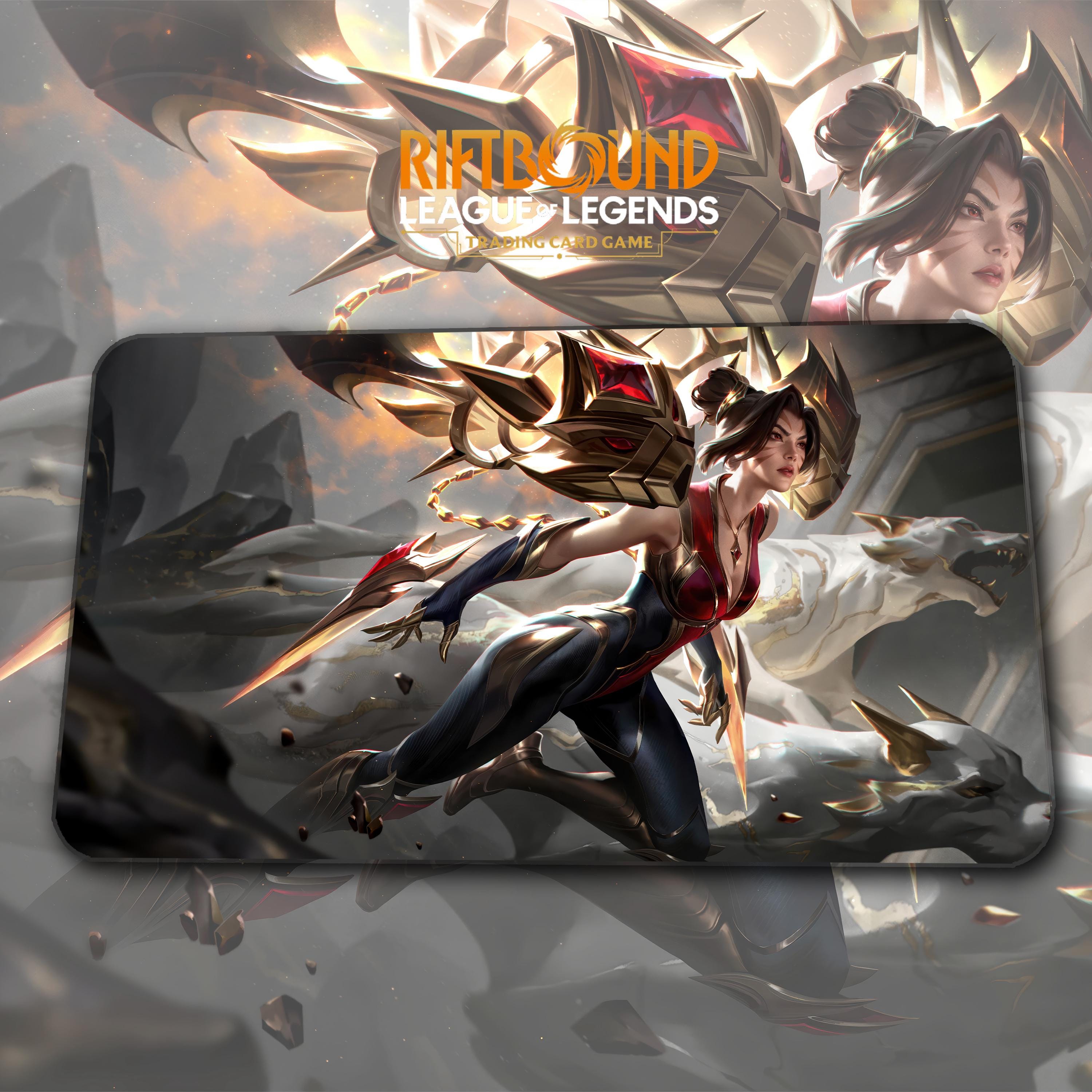 Playmat – Kai'sa – Riftbound LOL TCG Game Mat 24x14 Inches