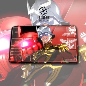 ガンダムプレイマット – 刹那とガンダム00 – TCG / 600 x 350 x 2 mm