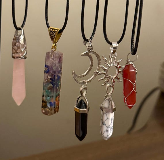 Crystal Pendant Necklaces
