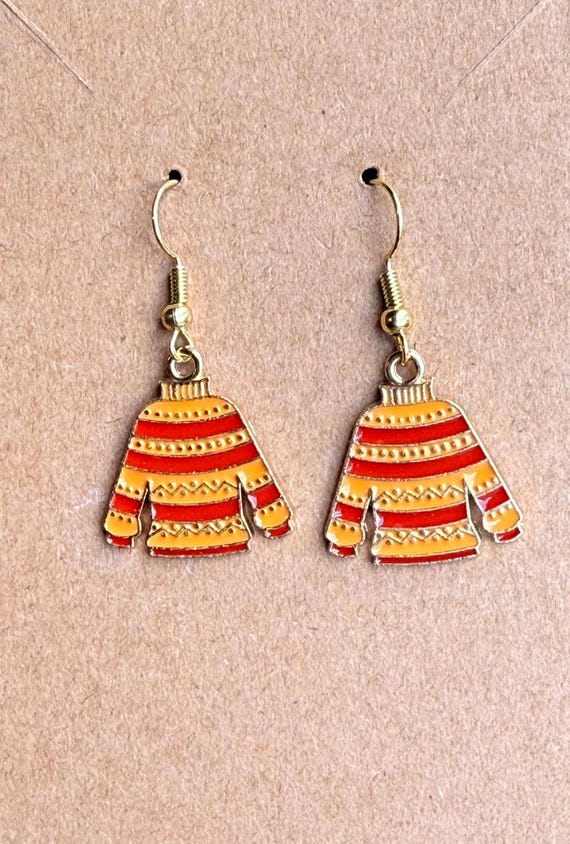 Fall Sweater Earrings