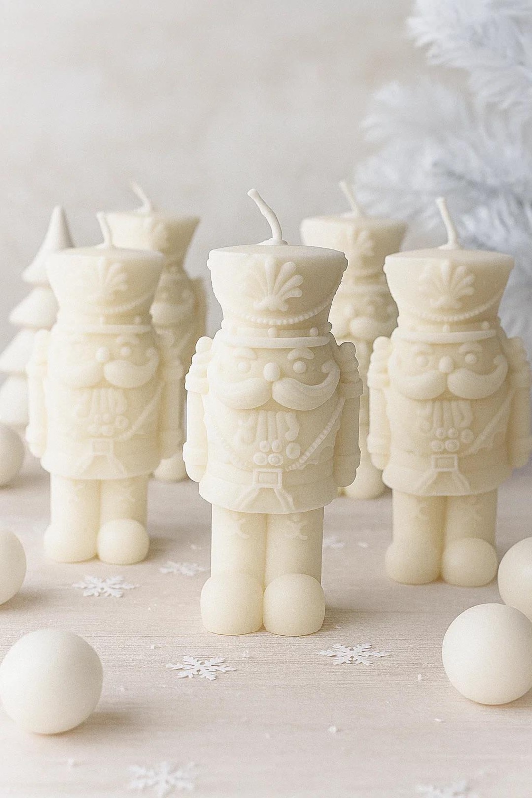 Bougie Casse-Noisette, Nussknacker Kerze, Ornement Casse-Noisette, Gastgeschenk, Cadeau de bougie de Noël, Décoration de maison de vacances