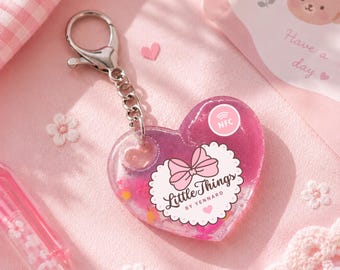 Custom NFC Keychain | Personalized Social Media Keychain | Instagram, TikTok & Etsy Link | NFC Business Card | Handmade Resin Keychain