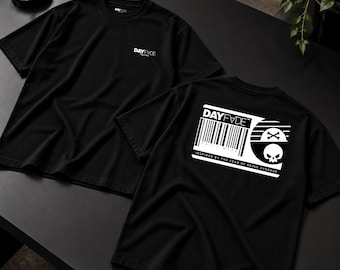 Front Back Print T-Shirt, Unisex Streetwear Tee, Urban DAYFADE Shirt