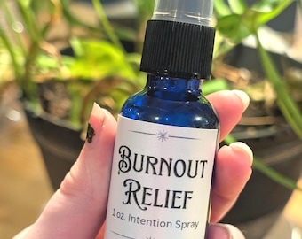 Burnout Relief Spray | 1 oz. Essential Oil Intention Body Mist
