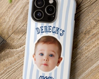 Personalized Baby Photo Mom Phone Case, Custom Photo iPhone Case for Mom, Magnetic Impact Resistant Cover, New Mom Gift, Mother’s Day Gift
