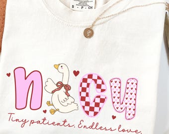 NICU Nurse Shirt, Neonatal Nurse Gift, Goose Graphic Tee, Comfort Colors Shirt, Nurse Appreciation Gift, Nursing Shirt