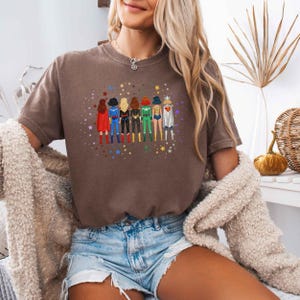 Camiseta de superhéroe femenina, camiseta Girl Power, estilo cómic imagen 6