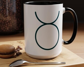 Taurus Zodiac Coffee Mug | Custom Celestial Design | Astrology Gift for Her