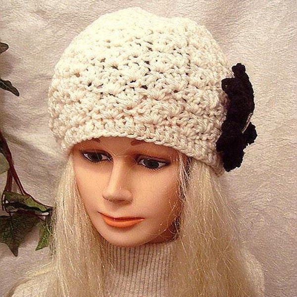 Instant Download PDF Crochet Pattern Shell Stitch Hat, Age 5 to Adult  SPP-104 OK to sell finished hats.