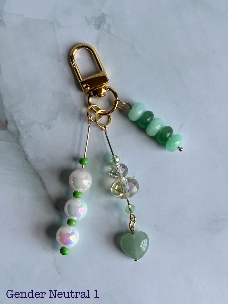 Personalized Beaded Bag Charm | Mom Diaper Bag Accessory - Etsy
