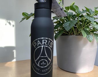 Botella de agua deportiva del PSG con pajita - Paris Saint-Germain