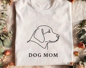 T-shirt Dog Mom — Coton Bio Premium