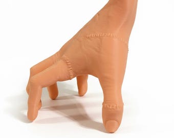 Life-Size 'Thing' Hand – Addams Family 3D Printed Prop | Wednesday Cosplay, Gothic Home Decor, Halloween Gift | Crawling & NSFW Variation
