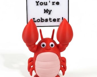 Lobster Figurine for Friends TV Show Fans, Romantic Anniversary Gift and Desk Decor