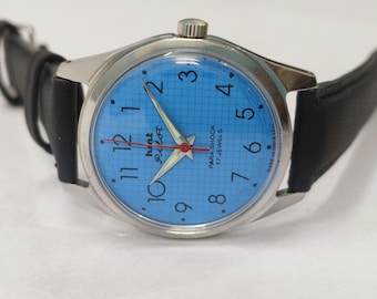 Vintage Überholte HMT Pilot 17 Jewels Mechanische Handaufzug Herrenarmbanduhr