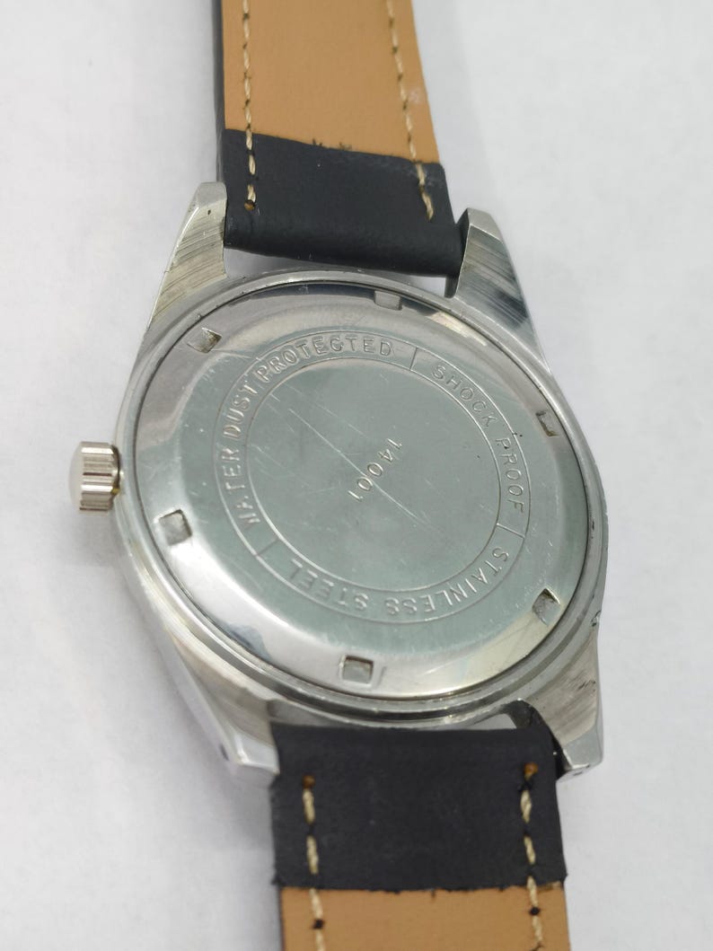 Vintage Überholte HMT Pilot Weiß Gelb 17 Jewels Mechanische Handaufzug Herrenarmbanduhr Bild 17
