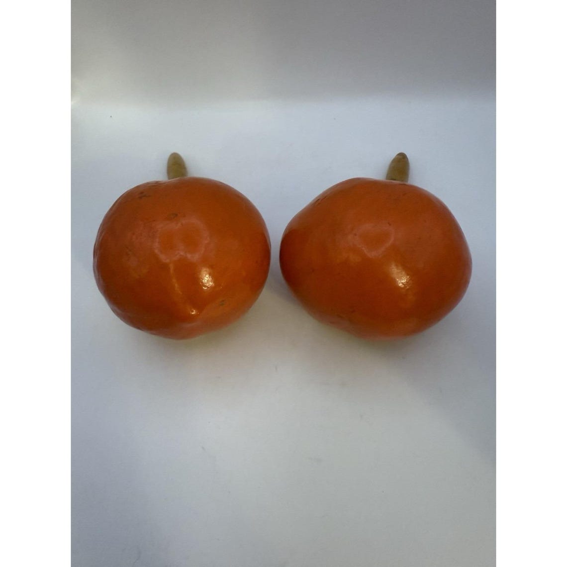 Vintage Hand Painted Florida Gourd Maracas Wooden Handle Pair Souvenir, photo 4 sur 4